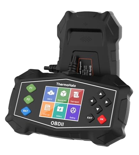 ThermoHalo Professional OBD2 Scanner Car Diagnostic Tool, OBDII EOBD Code Reader, Enhanced Check Car Engine Light Diagnostic Scan Tool, Upgraded Fault Code Scanner for All Vehicles from 1996 - Image 1