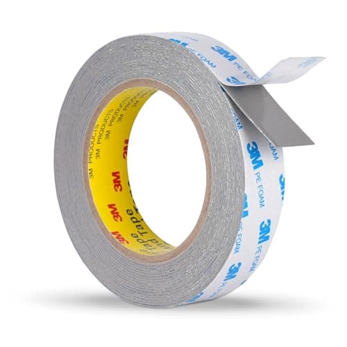 3M Double Sided Tape Heavy Duty 1'' × 20Ft, PE Foam Removable Mounting Tape, Waterproof Wall-Safe Tape for Poster, LED Strip Lights, Home Decor, Signs, DIY, Indoor & Outdoor Use - Image 1