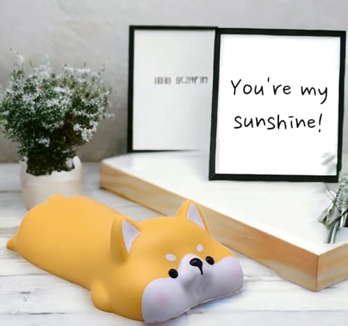 Cute Wrist Rest Mouse Pad Wrist Support, Shiba Inu Soft Foam Keyboard Wrist Rest for Computer Keyboard Carpal Tunnel Ergonomic Mouse Pad - Thumbnail 4