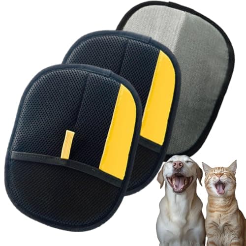 Pawsnheart Pet Hair Removal Glove for Cats & Dogs, Reusable Pet Glove for Dogs & Cats, Easy Hair Remover for Short and Long Fur, Pet Shedding Glove for Home Furniture Cleaning (2 Pcs) - Image 1