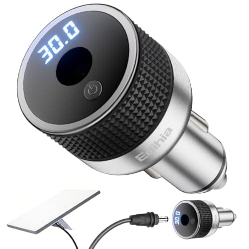 Starlink Mini 30V Car Adapter with Digital Voltage Display, 12V/24V to Stable 30V DC Boost Converter, 60W Cigarette Lighter Power Adapter for Starlink Mini, Supports 16AWG 30M Cable, RV Boat Truck