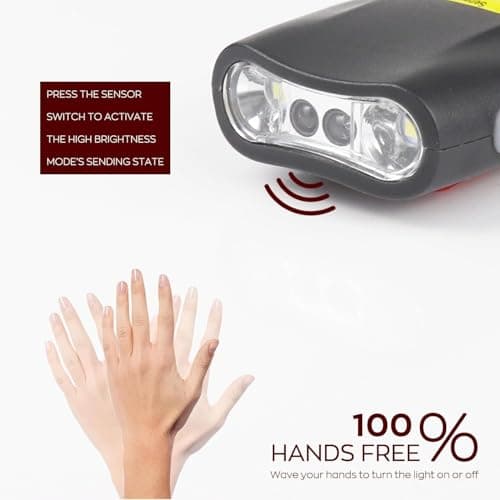 XLENTGEN Cap Lights Clip on Hat 2 Pack Rechargeable LED Headlamp Motion Sensor Clip Light, Adjustable 90, Waterproof Hands Free Flashlight for Camping, Fishing, Running - Thumbnail 5