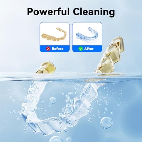 Ultrasonic Retainer Cleaner Solution for Ultrasonic Retainer Cleaner Machine, Aligner Cleaner, Nightguard Cleaner, Mouthguard Cleaner, Denture Cleaner, 8.5oz - Thumbnail 2
