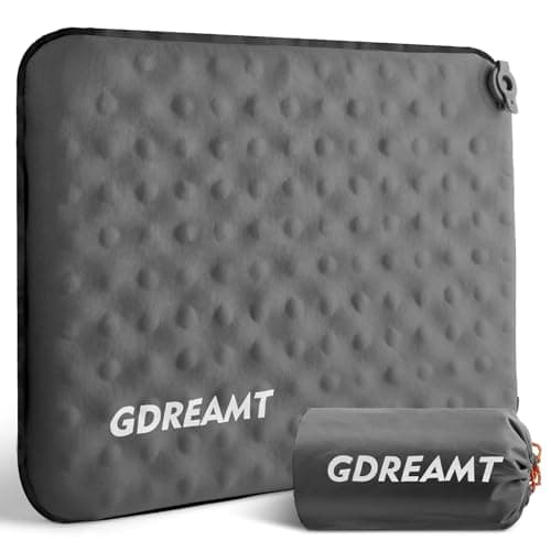 Inflatable Travel Seat Cushion for Airplane, Self-Inflating Foam Cushion