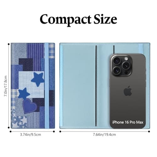 Airkit Checkbook Covers for Personal Checkbook, PU Leather Checkbook Holder for Men & Women – Stylish Print Pattern - Thumbnail 3