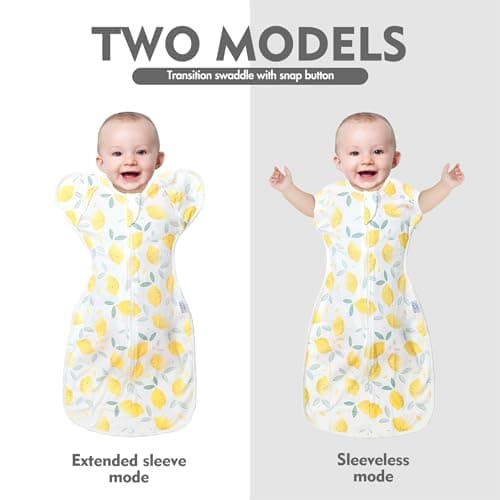 ANYEDDE Baby Swaddle Sleep Sacks 6-9 Months - Transitional Swaddles Bag with Arms Up Design, Newborn Sleep Sack, Nursery Swaddling Blankets, Infants, Breathable Soft - Thumbnail 4
