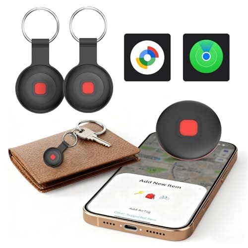 Bluetooth Dog Tracker Tag, Pet Tracker for Dogs with Silicone Collar Holder, Works with Apple Find My & Android Find Hub, IP67 Waterproof Anti-Lost Locator - Thumbnail 4