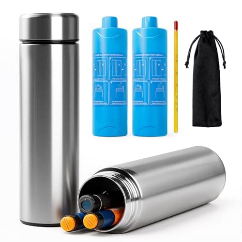 Easifeel Insulin Cooler Travel Case TSA Approved, Portable Medication Cooler for 3–4 Pens, Refrigerated Medicine Case for Diabetic Supplies, Medicine Organizer with Reusable Ice Pack (Silver) - Image 1