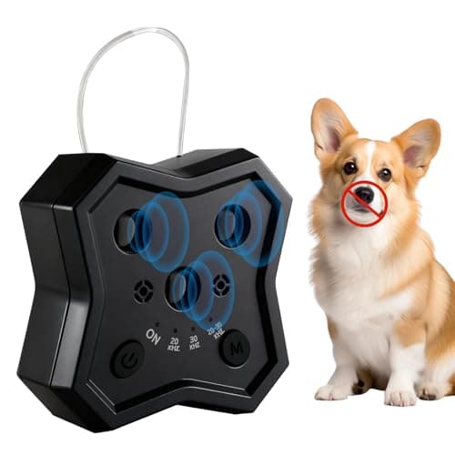 Anti Barking Device for Dogs: Ultrasonic Dog Bark Deterrent Devices with 3 Training Modes 50 FT | Dog Barking Silencer Bark Box for Indoor Outdoor | Stop Barking Control Device for Dogs (Black) - Image 1