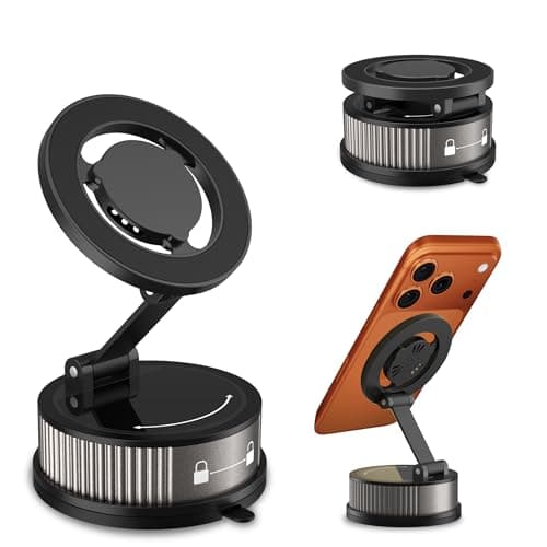 QJMSJZJFDC Magnetic Car Phone Holder with Fragrance Diffuser, 360° Rotatable Universal Mobile Phone Mount Compatible for MagSafe iPhone 17/16/15/14/13/12 and More - Image 1