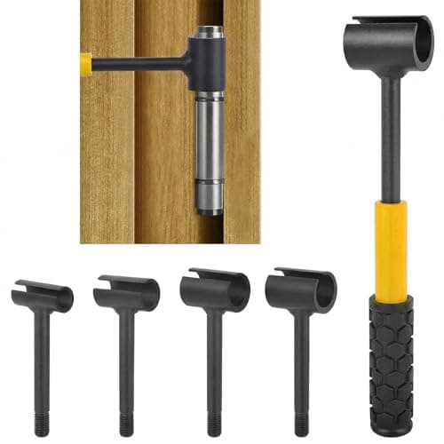 4 in 1 Door Hinge Adjustment Tool, Heavy Duty Door Hinge Wrench, Multi-Size Door Gap Adjustment Tool with Non-Slip Handle, Hinge Doctor Wrench Hinges Bender Tools for Residential and Commercial - Image 1