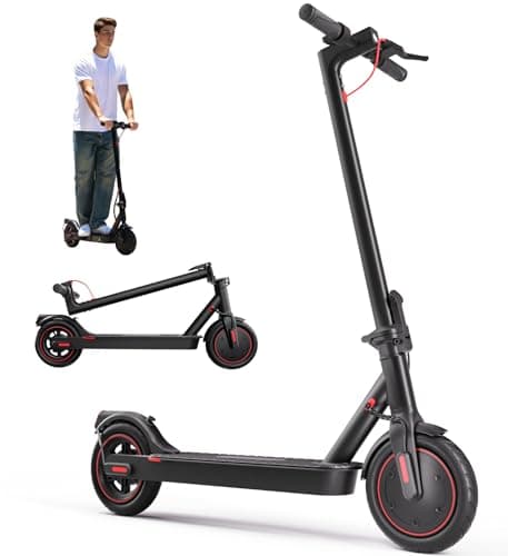 Electric Scooter for Big Kid, Escooter with 350W Motor, 3 Speed & 21-Mile Range, 8.5" Pneumatic Tires & Drum Brakes, Foldable Commuting Electric Scooter for Adults - Image 1