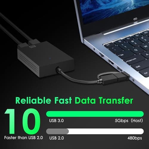 Minthouz HDMI Splitter for Dual Monitors, Universal Video Graphics Adapter for Thunderbolt 5/4/3, USB 4, USB-A/C, Mac and Windows, USB-C to 4K@30Hz &1080p@60Hz HDMI Extender for Windows & MacBook - Thumbnail 4