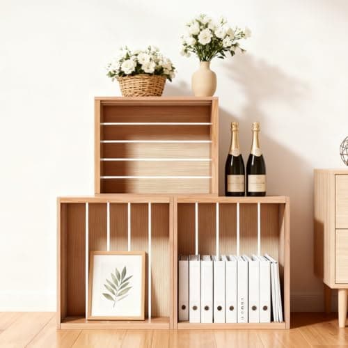 Wooden Crates for Storage - Versatile Pine Box for Home Decor, and Organizing Closets,Vinyl Records, Gifts,Souvenirs, or Farm Produce.Sturdy, Smooth & Elegant,Diy-Friendly with Rustic Charm (1) - Thumbnail 6
