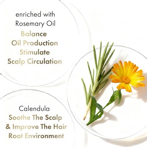 ALFHEIM Rosemary+ Purifying Hair Mask – Deep Hydrating & Balancing Treatment for Oily & Fine Hair with Rosemary, Peppermint & Jojoba Oils – Strengthens, Smooths & Refreshes – Sulfate Free – 8.45 oz - Thumbnail 6