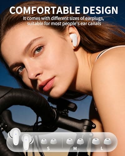 KDYNIX True Wireless Earbuds, Bluetooth 5.4 Headphones with Dual ENC ANC Noise Canceling, 13mm Drivers for Deep Bass Stereo, IPX7 Waterproof, 18H Playtime, USB-C Charging Case for iPhone Android - Thumbnail 4