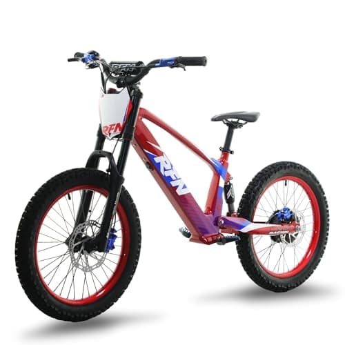 RFN 36V 3-Speed Stunt Jump Bike – 800W Electric-Dirt-Bike, Lightweight Aluminum Frame Electric Bike, BMX Dual Hydraulic Disc Brakes, 21.7 mph Max Speed, 24.2-Mile Range for Ages 12+ - Image 1