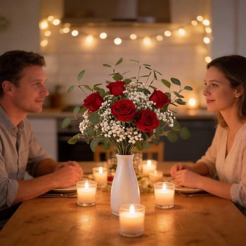 siqifloral 4pcs 23.62" Artificial Flowers Realistic Faux Eucalyptus Greenery Stems Fake Flowers Leaves for Vase, Mother's Day Decoration Table Centerpiece Decor - Thumbnail 4