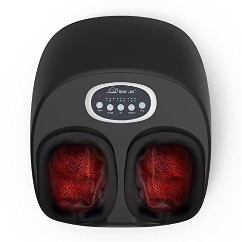 Snailax Shiatsu Foot Massager with Heat, FSA Eligible, Kneading, Compression, Vibration, Feet Massage Machine for Plantar Fasciitis, Neuropathy, Foot Warmer, Gifts for Women Men,Size 13 - Image 1