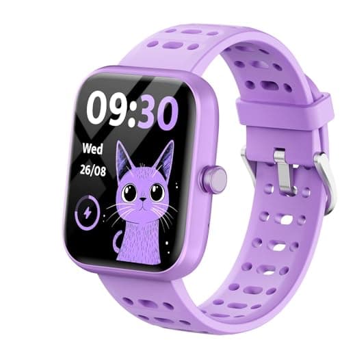ENOMIR [2026 New Smart Watch for Kids - No APP No Phone Needed, 1.83" Fitness Tracker Watch for Kids with Sleep Monitor, Heart Rate, Step Counter, IP68 Waterproof (Purple, 1.83Inches) - Image 1