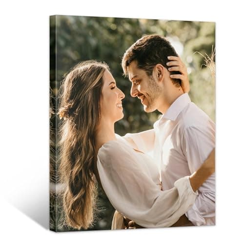 WayToLight Custom Canvas Prints with Your Photos Framed Personalized Picture Canvas Prints Wall Art Ideal for Home Decor Christmas Family Gifts (11" x 14") - Image 1