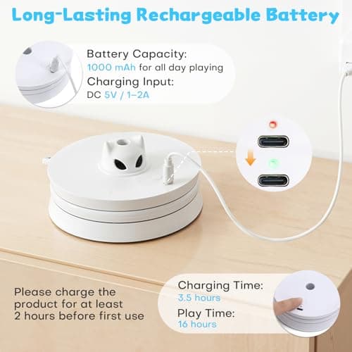 PETSWEET Interactive Cat Toys, Hide and Seek Cat Toy, 2 in 1 Automatic Moving Concealed Feathers for Indoor Cats, Non-Slip Suction, Touch Activated, USB Rechargeable, Blue - Thumbnail 4