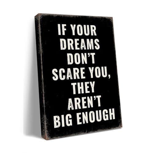 Ploceiny Motivational Canvas Wall art for Classroom,inspirational wall decor for office,Masculine canvas for Home Decor, Gym Posters Decorations, Office Quotes Gifts Wall Art A-388 - Image 1