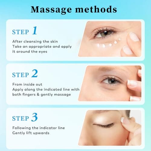 Retinol Eye Cream - Eye Cream for Dark Circles, Puffiness, Anti Aging, with Peptides, Caffeine, Hyaluronic Acid, Reduces Bags, Dark Circles Under Eye Treatment, Smooths Wrinkles & Fine Lines, 1 fl. oz - Thumbnail 5