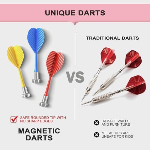 ALREMXUO Gifts for 6 7 8 9 10 11 12 13 14 15 16 Years Old Girl, Magnetic Dart Board for Kids, Teen Gift Ideas for Christmas, Birthday, Toys for Girls - Thumbnail 5
