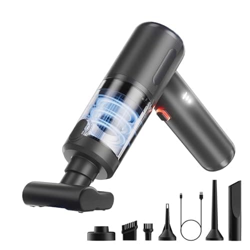 BULLCAR Handheld Car Vacuum Cleaner, 20000Pa Ultra-Strong Suction & Air Duster 2-in-1, Cordless Brushless Motor Portable Vacuum, 100W High Power Mini Vacuum for Car Interior, Home, Office, Pet Hair - Image 1