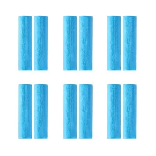 Maoerdental 12PCS Aligner Chew, Aligner Trays Chompers for Invisalign, Orthodontic Chompers Retainer Trays Seaters with Travel Carrying Case (Blue) - Image 1