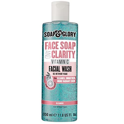 Soap & Glory Vitamin C Brightening Facial Cleanser - 3 in 1 Foaming Face Wash, Makeup Remover & Facial Exfoliant - Deeply Cleanses, Purifies & Hydrates for Radiant, Smooth Skin (11.8 fl oz) - Image 1