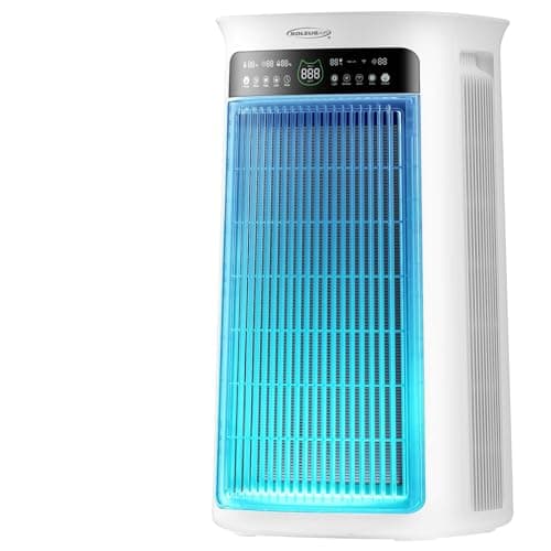 Air Purifier Large Room,True H13 HEPA Air Purifier for Home & Bedroom, Covers Up to 4000 Sq. Whole House Air Purifier, PM2.5 TEMP HD Sensor, Large Screen Display, 22dB Quiet for Pets Families