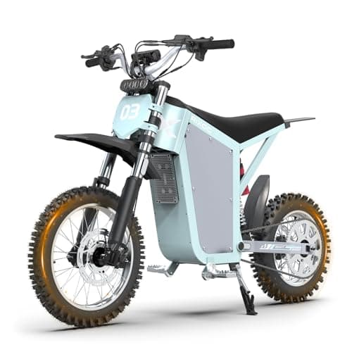 RIXOC GT16 Electric Dirt Bike, 3000W 39MPH Electric Motorcycle with 52V25AH Battery Ebike, 4-Piston Hydraulic Brakes & Full Suspension 14"/12" Mountain Off-Road E-Dirt Bike, for Teens & Adults - Image 1