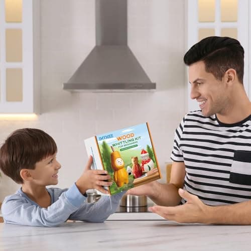 IMYMEE Wood Whittling Kit for Beginners-Complete Whittling Set with 4pcs Wood Carving Knives & 8pcs Basswood Wood Blocks-Perfect Wood Carving Kit Set-Includes Wood Carving Tools for Adults and Kids - Thumbnail 6