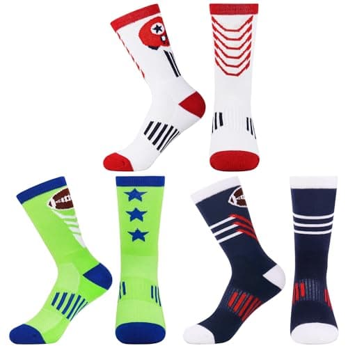 Jeasona Football Socks Youth Boys Football Gifts for Boys 8-12 Accessories Stuff Gear - Image 1