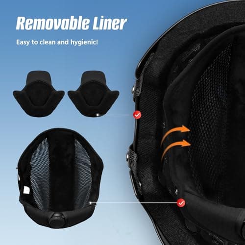 LUMDEER Ski Helmet with 2 in 1 Visor Goggles, UV Protection Snowboard Helmet, Certified Ajustable Snow Sport Helmets for Men Women Skiing, Skating, Snowboarding - Thumbnail 4