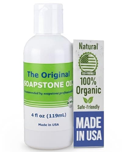 The Original Soapstone Oil | All Natural Food-Safe Blend (NO Mineral Oil) for Soapstone Countertops – Enhances & Darkens Stone, Low-Maintenance Easy to Apply (4oz)