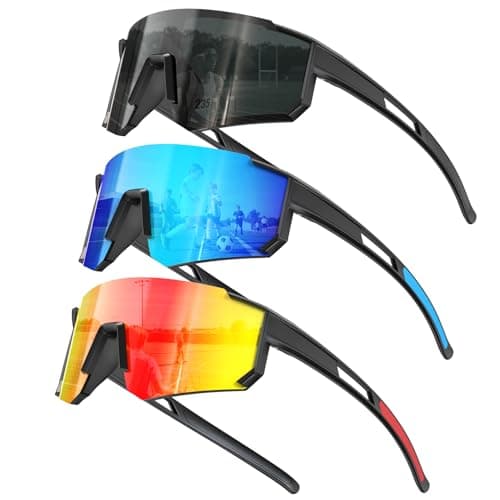 KALIYADI Kids Polarized Sunglasses Youth-Baseball-Sunglasses: Boys Girls Sport Running UV400 Protection Sun Glasses Age 6-14 - Image 1