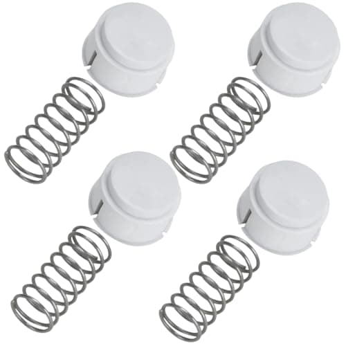 telehybrid Cooler Replacement Button & Spring Kit for Igloo Playmate Coolers–Fits Armor, Mini & Older Models–4 Sets Lid Latch Repair Parts Easy DIY Fix - Image 1