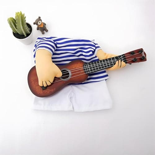 NACOCO Pet Guitar Costume Dog Costumes Cat Halloween Christmas Cosplay Party Funny Outfit Clothes (L) - Thumbnail 4