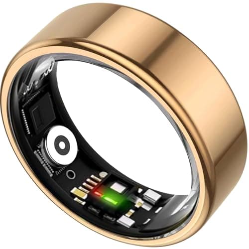 TIAZUUX Smart Ring for Women&Men-Activity/Sleep/Heart Rate/HRV/Stress/Women's Health Tracker-IP68 Waterproof/Wearable-No Subscription Fee Required-Compatible with iPhone &Android - Image 1