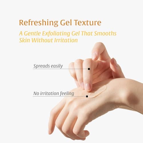 Turmeric Kojic Acid Exfoliating Gel – Brightening Peeling Gel, Deep Pore Cleanser Minimizer Exfoliator, Face Scrub Dead Skin Cells Remover, Blackhead Remover, Korean Skin Care, 142g/5oz - Thumbnail 6