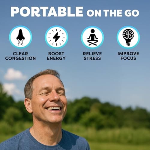 Nasal Sticks (4 Pack) – Nasal Inhaler Stick for Allergy Support, Sinus Relief, Focus Boost – Menthol Vapor Inhalers with Essential Oils (Mint, Lavender, Tropical, Wintermint) - Thumbnail 4