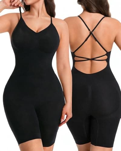 anylost Backless Shapewear for Women with Tummy Control, Low Back Full Body Shapewear, Seamless Sculpting Bodysuit for Daily Wear and Workouts - Image 1