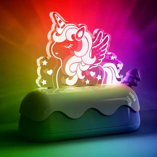 L LOHAS LED Cute Toaster Night Lights for Kids, Kawaii Stuff Horse Desk Lamp, Rechargeable Desk Decor for Bedroom, Besides, Dinning, Nursery Night Light for Kids, Boys, Girls, Gifts - Image 1