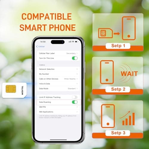 International Data SIM Card 12GB 30Days, 5G/4G LTE Coverage in USA and 49 Countries |UK, Europe, Asia, Oceania Prepaid Travel Data Only SIM for Portable WiFi Mobile Hotspot, Tablet, No Contract - Thumbnail 6