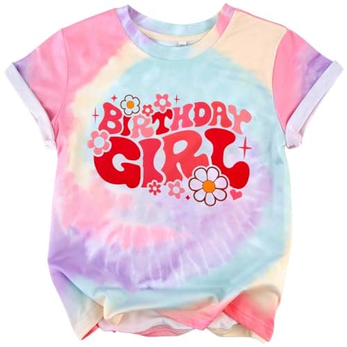 Birthday Girl Shirt 13 14 Year Old Its My Birthday T-Shirt Outfits 13th 14th Cute Kids Letter Graphic Short Sleeve Tee Tops - Image 1