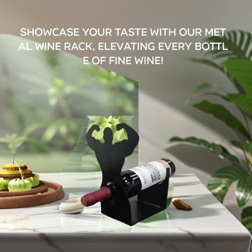 Vyrecronix Creative Wine Holder – Funny Table Centerpiece for Kitchen, Bar, and Parties – Freestanding Wine Storage Rack – Unique Gift Idea for Wine Enthusiasts - Thumbnail 2
