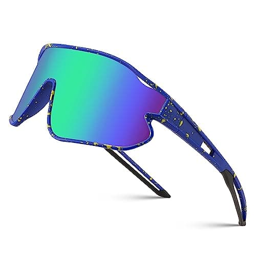 FEISEDY Unisex Youth Sunglasses, Teens Baseball Tennis Sunglasses, UV400 Sports Boys Girls Cycling Shades B4064 - Image 1